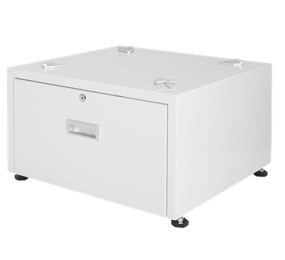 Laundry Pedestal with Locking Drawer